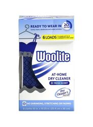 Woolite Fresh Scent Standard At Home Dry Cleaner, 6 Pieces