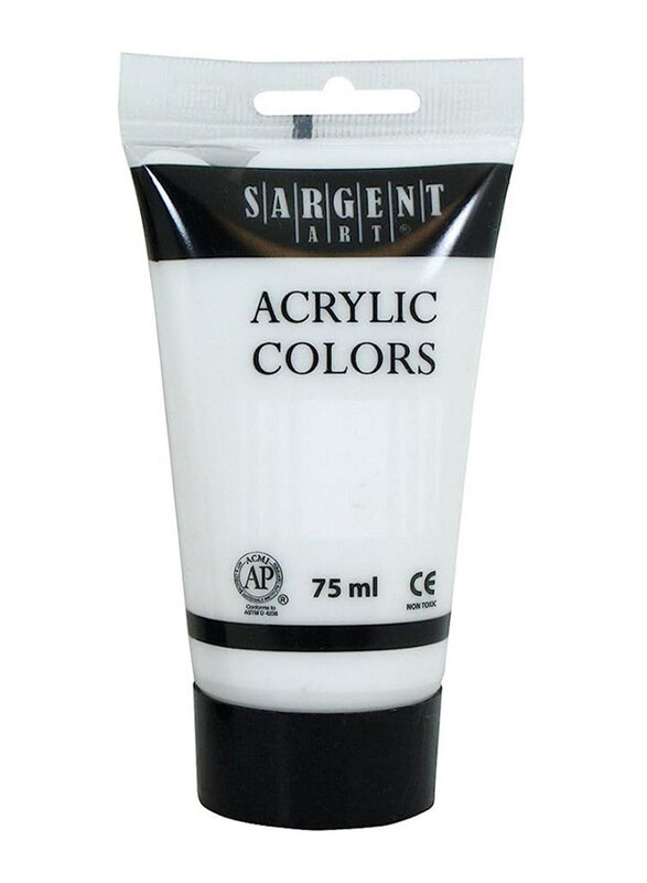 

Sargent Art Acrylic Paint Tube, 75ml, Titanium White
