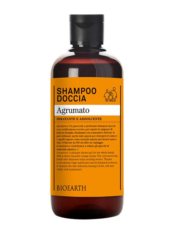 

Bioearth Doccia Shower Shampoo with Agrumato for All Hair Types, 500ml