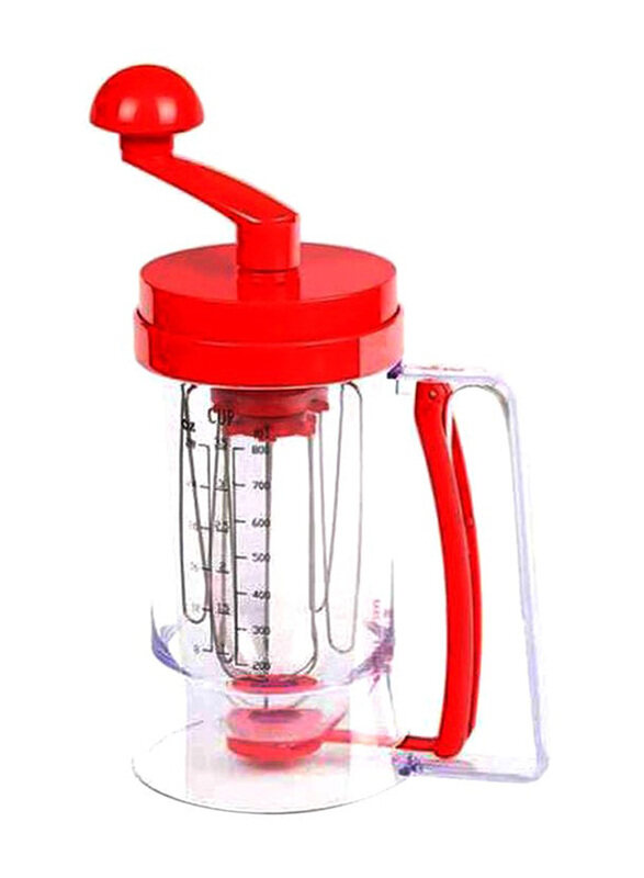 

Generic Manual Pancake Maker, Clear/Red