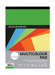 Daler Rowney Simply Acrylic Pad, Multicolour