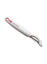 Pedrini Swivelling Blade Peeler, White/Red