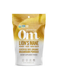 OM Nutrition Lion's Mane Mushroom Powder, 100g