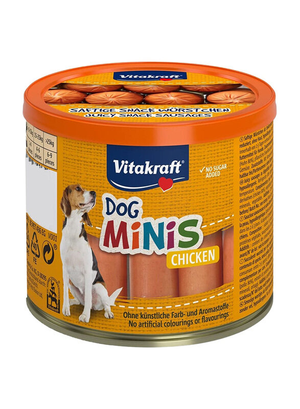 

Vitakraft Snack Minis Dry Dog Food with Chicken, 120g