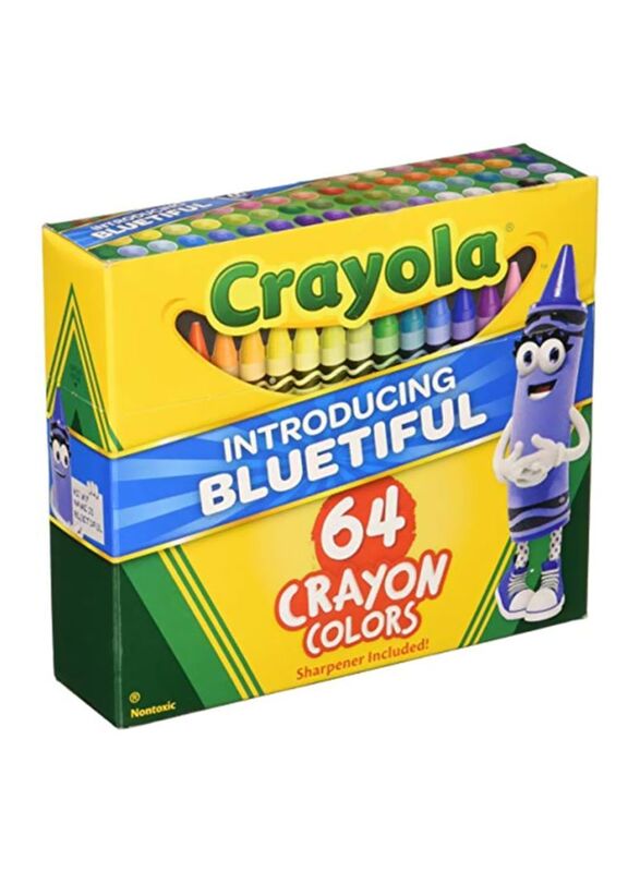 Crayola 64-Piece Colour Crayon, Multicolour