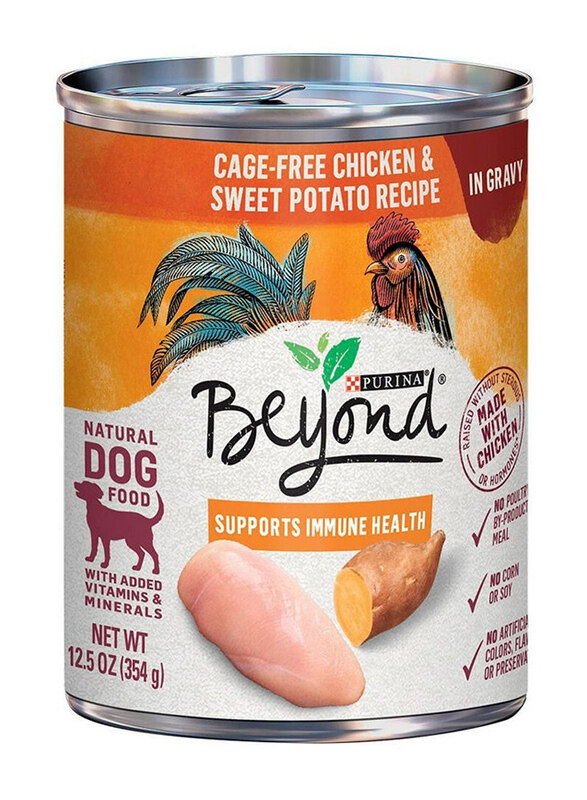 

Purina Beyond Cage Free Chicken & Sweet Potato Recipe in Gravy Dogs Wet Food, 354g