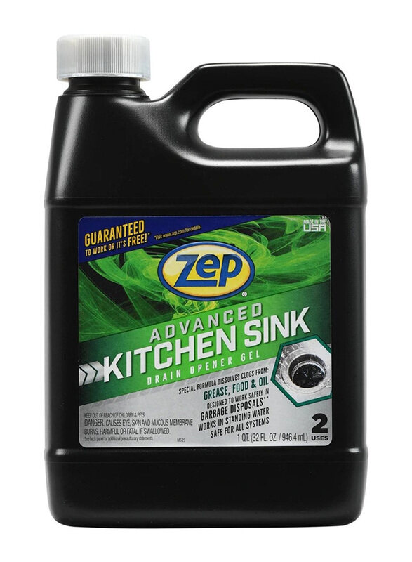 

Zep Advanced Kitchen Sink Drain Opener Gel, 946ml