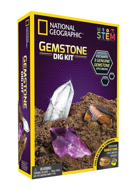 National Geographic Gemstone Dig Kit, Ages 8+