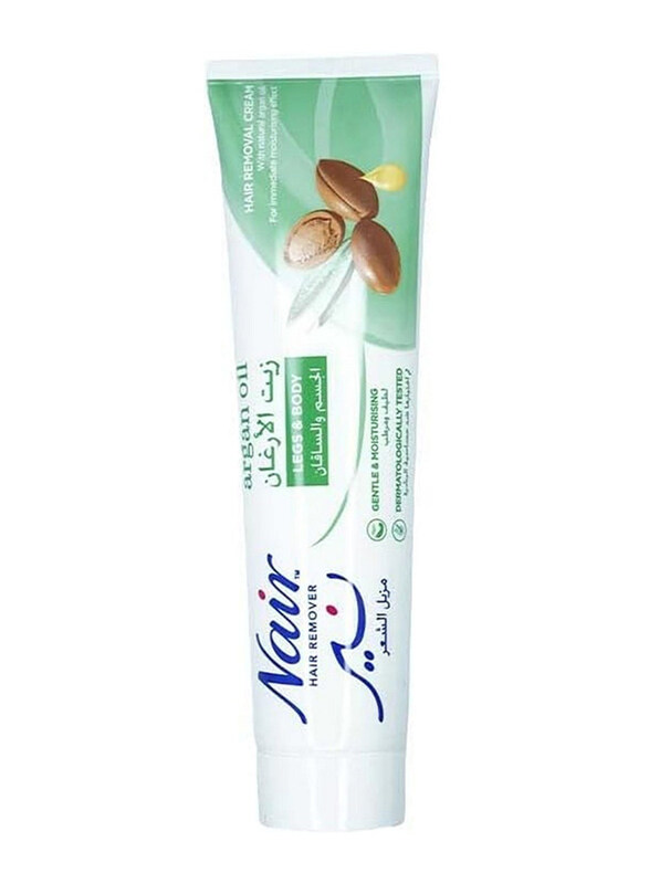 

Nair Argan Oil Legs & Body Hair Removing Cream, 110ml