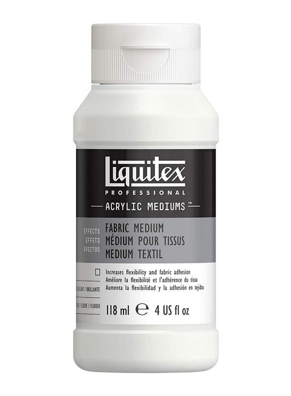 

Liquitex Professional Effects Fabric Medium, 118ml, White