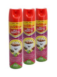Dutch & Habro 3-Piece Goodbye All Insect Spray, 400ml, Red/Yellow