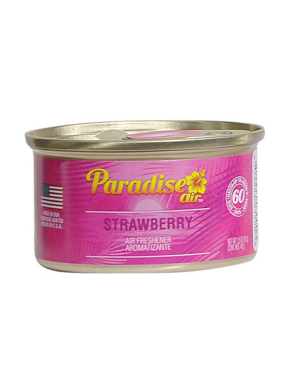 

Paradise Air 42gm Organic Air Freshener Strawberry, Pink