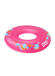 Zoggs Miss Zoggy Printed Swimming Ring, 5+ Years, Pink