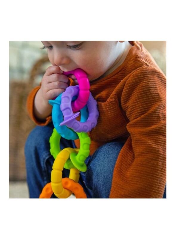 Fat Brain Toys Pipsquigz Ringlets Baby Toy, Multicolour