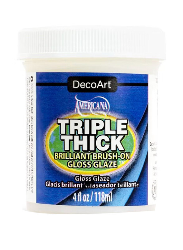 

DecoArt Triple Thick Gloss Glaze, 118ml, Clear
