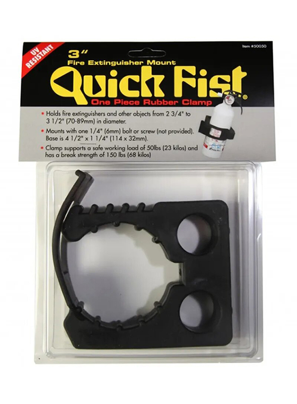 Quick Fist Fire Extinguisher Clamp, Black