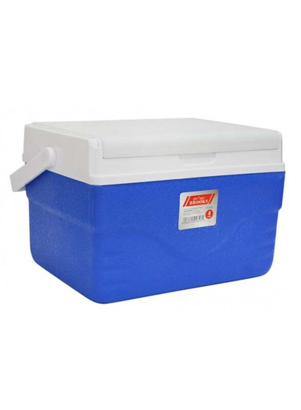 Brooks Ice Box with Seal Lock, 4L, Blue