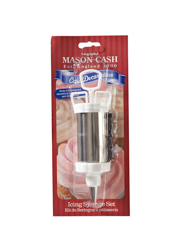 

Mason Cash Icing Syringe Set, Silver