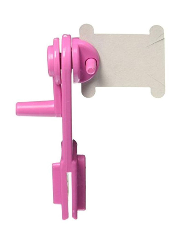 Darice Floss Winder With Handle, Pink
