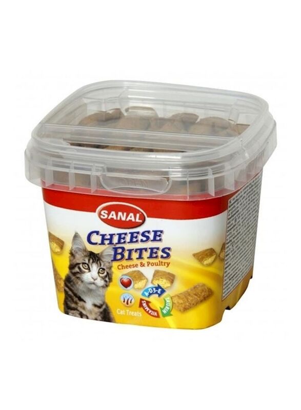 Sanal Cheese Bites Treats Cat Dry Food, 75g