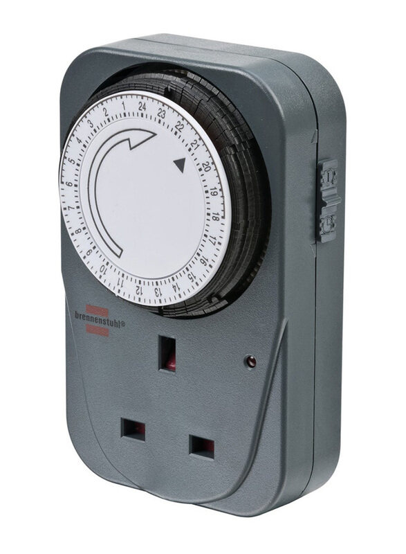 

Brennenstuhl 24 Hour Timer Socket, Grey