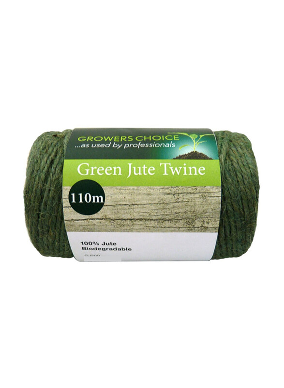 

Tildenet Gardenware Biodegradable Jute Twine Spool, 110 Meter, Green
