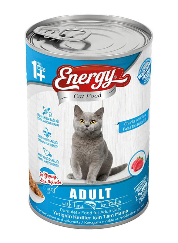 

Energy Tuna Adult Cats Wet Food, 400g