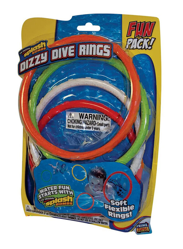 

Generic Splash Bombs Dizzy Dive Rings, 4 Pieces, Ages 6+