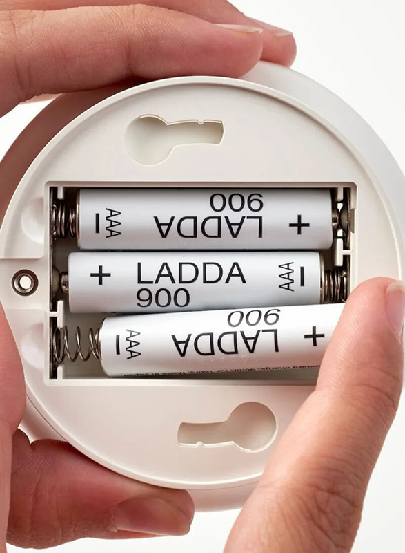 Ladda HR03 Rechargeable Battery Set, 900mAh, 4 Piece, White