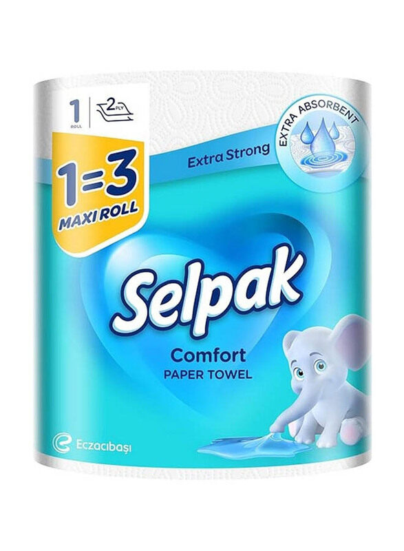 

Selpak Maxi Rolls 2-Ply Kitchen Paper Towels, 270 Sheets