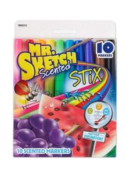 Mr. Sketch Scented Stix Markers, 10-Piece, Multicolour