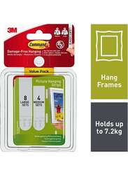 Command Picture Hanging Strips, 12 Pair, White