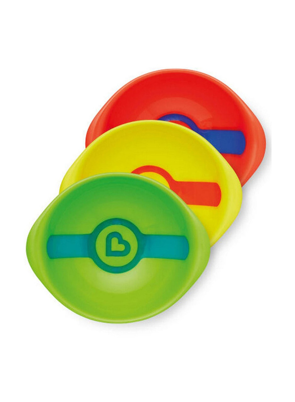 

Munchkin Hot Bowls Set, 3 Pieces, Multicolour