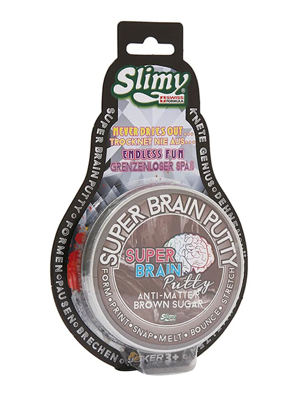 Putty World Slimy Super Anti-Matter Brain Putty, Brown