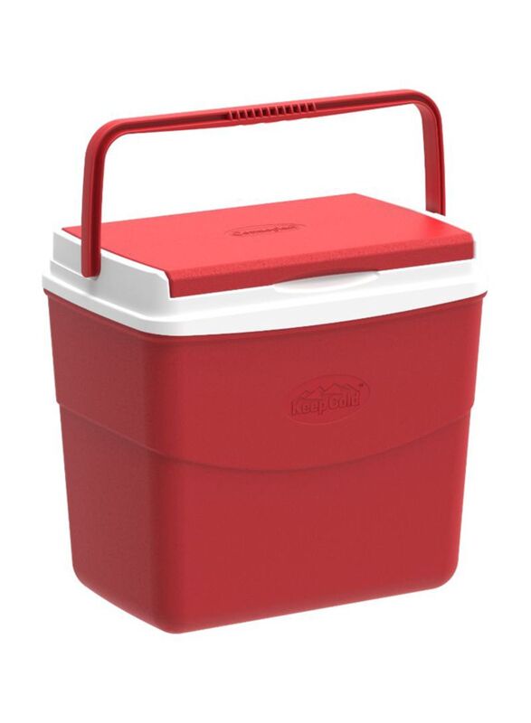 Cosmoplast 20-Liter Keep Cold Picnic Icebox, Red
