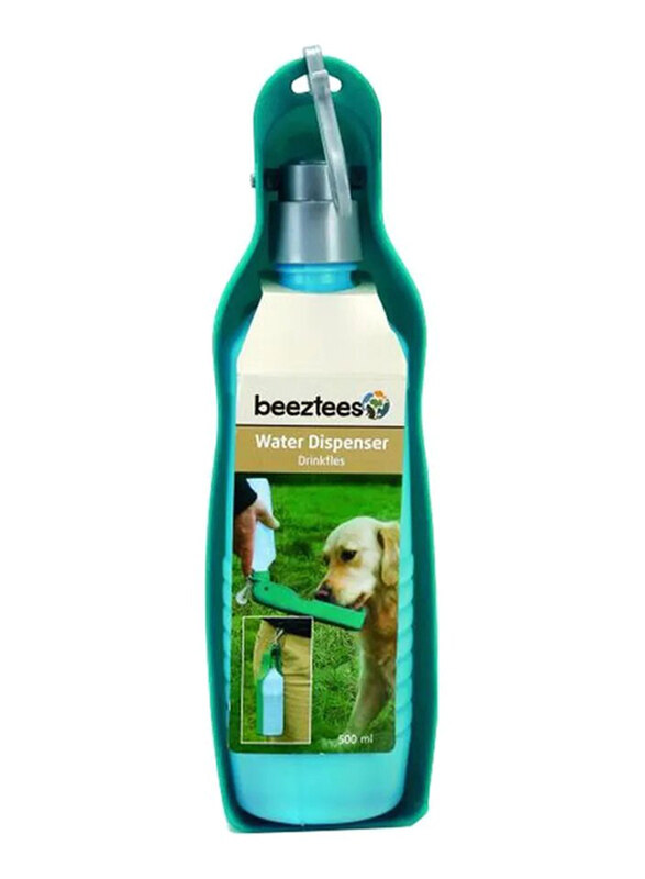 

Beeztees Travel Dog Water Bottle, 500ml, Blue
