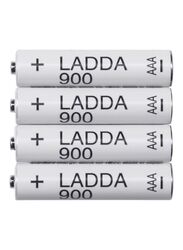 Ladda HR03 AAA 1.2V Rechargeable Battery, Multicolour