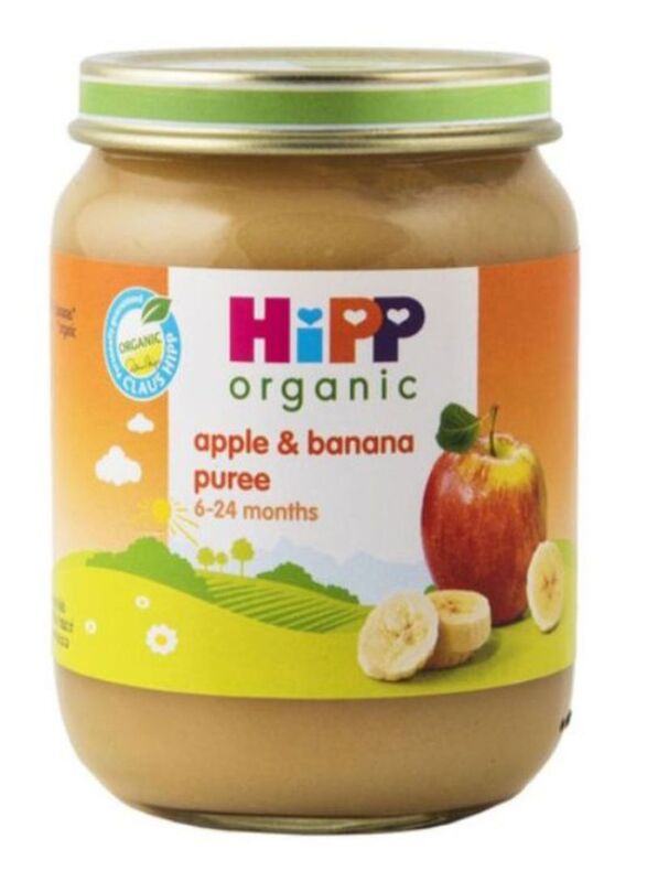 Hipp Organic Apple & Banana Puree, 6-24 Months, 125g