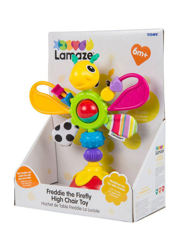 

Lamaze Freddie The Firefly High Chair Toy L27243, Multicolour