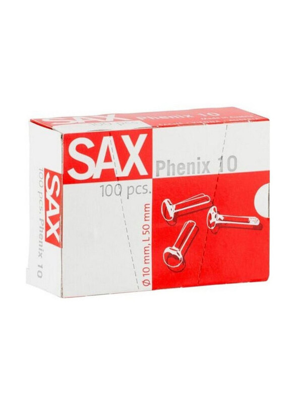 

Sax Round Head Clips, 100 Pieces, 10mm x 50mm, Silver