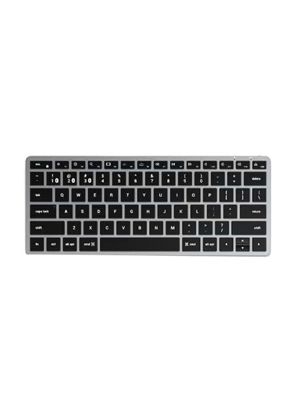 

Satechi Ultra Slim Backlit X1 Bluetooth English Keyboard Space, Grey