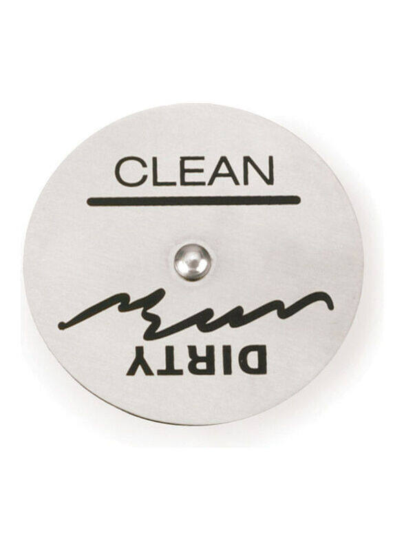 

Rsvp International Endurance Rotating Dishwasher Magnet, Silver/Black