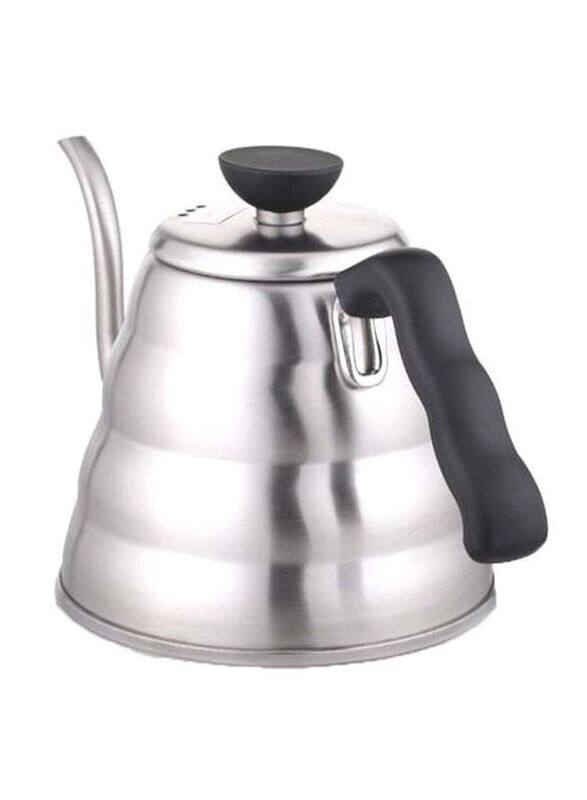 Hario 1.2L Gooseneck Buono Stovetop Tea Coffee Kettle, 1274320, Silver