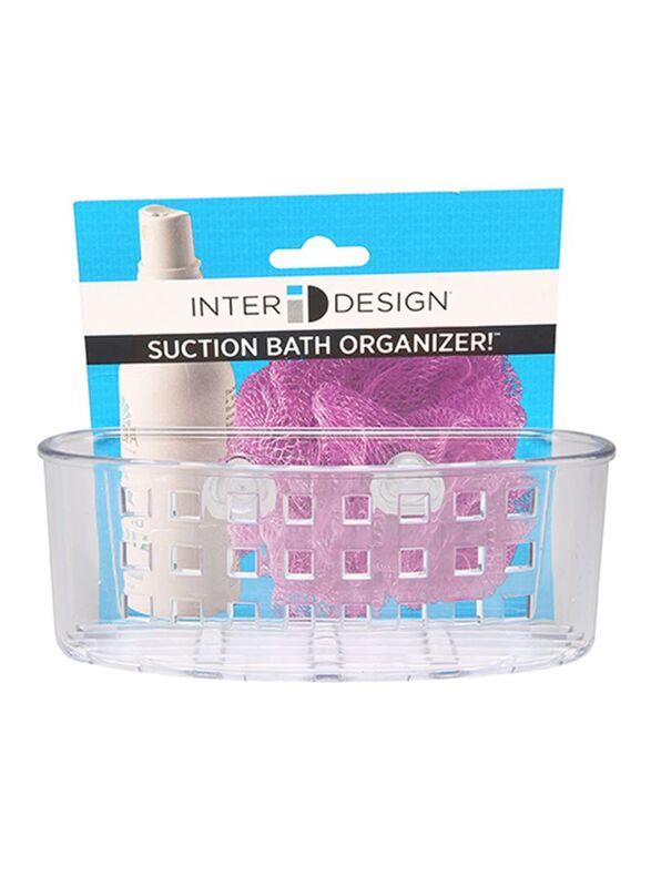 InterDesign Suction Bath Organizer, Clear