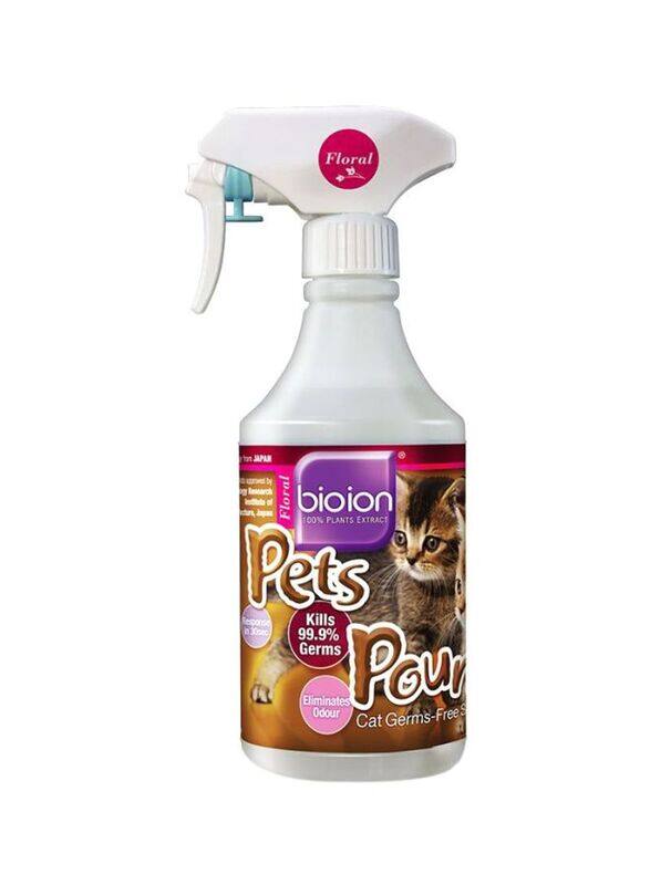 

Bioion Pet Pounce Sanitizer, 500ml, Flora Clear