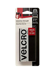 Velcro Industrial Strength Adhesive Strips, Black