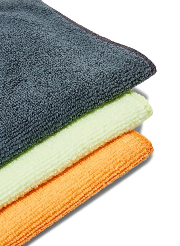 Armor All 6-Piece Microfiber Cleaning Towel Set, Multicolour