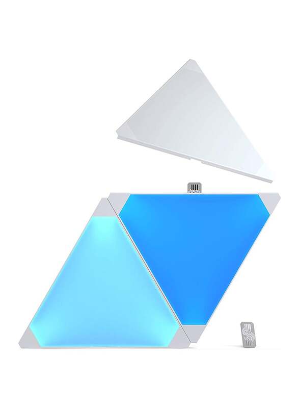 Nanoleaf Triangle Shapes Smart Wi-Fi LED Expansion Pack, 3 Pieces, Multicolour