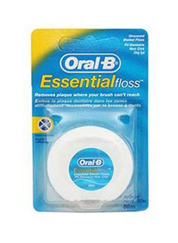Oral B Essential Dental Floss, White, 50 ml