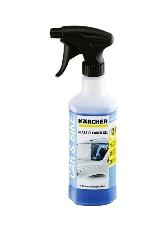 Karcher 500ml Gel Glass Cleaner, Blue